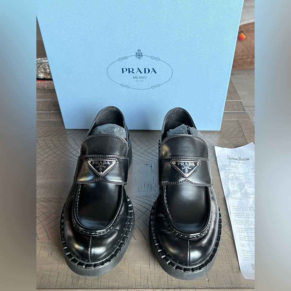 PRADA LOAFERS .